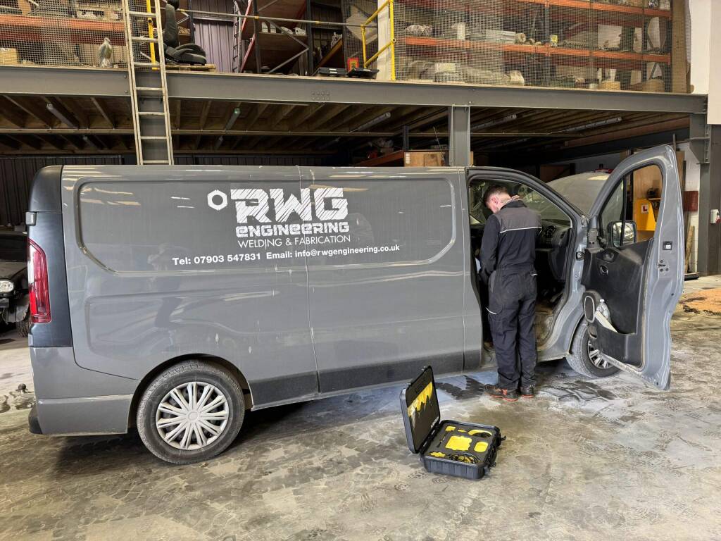 Vauxhall Vivaro at RWG Engineering Redruth receiving a Stage One remap by Kernowsport