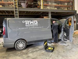 Vauxhall Vivaro at RWG Engineering Redruth receiving a Stage One remap by Kernowsport