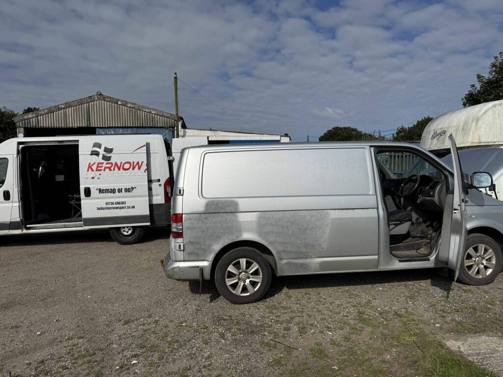 VW Transporter T5 remapped at Heron Refurbishing in Camborne by Kernowsport