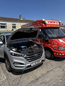 Ford Transit ice cream van remap and EGR delete in North Country Redruth by Kernowsport