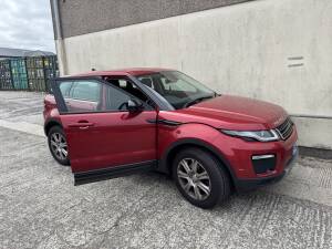 2016 Range Rover Evoque with DPF issue parked at Kernowsport Camborne workshop