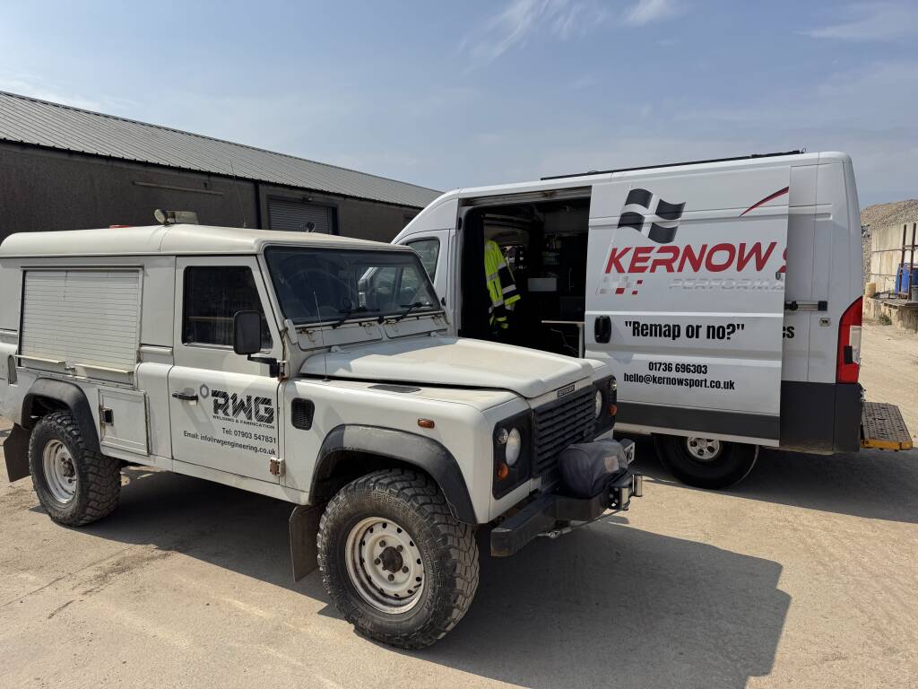Land Rover Defender TD5 ECU tuning and EGR delete carried out in Redruth Cornwall