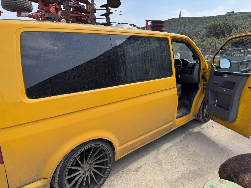 VW Transporter T5 at RWG Engineering in Pool, Redruth for ECU remap correction by Kernowsport