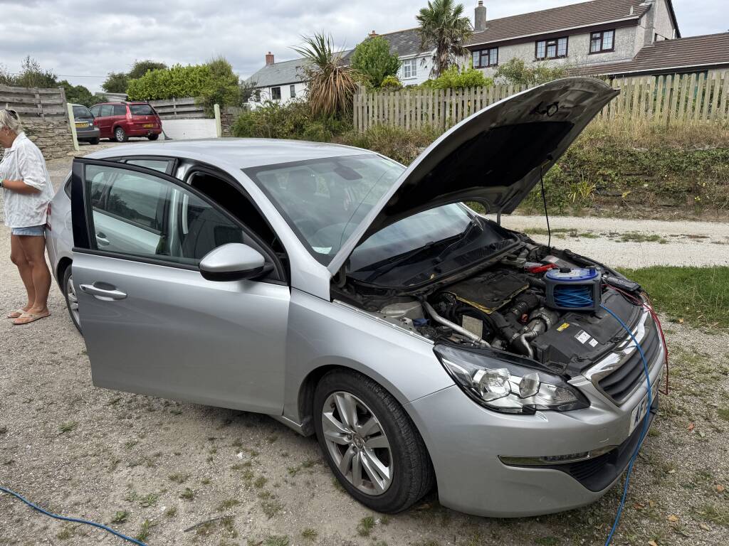 Peugeot 308 in Gorran Cornwall fixed by Kernowsport after AdBlue and DPF issues