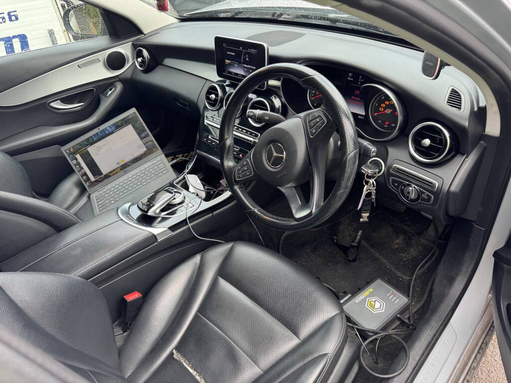 Mercedes C-Class AdBlue countdown warning before Kernowsport repair in Cornwall