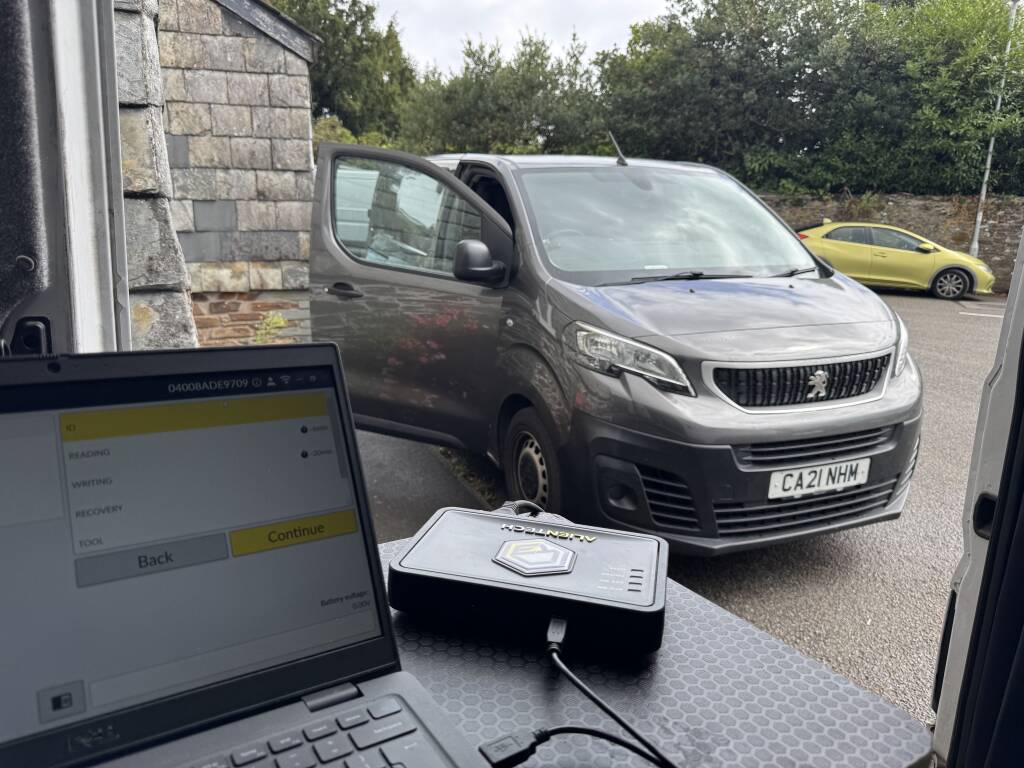 Peugeot Expert van in Menheniot near Liskeard fixed by Kernowsport after AdBlue problems