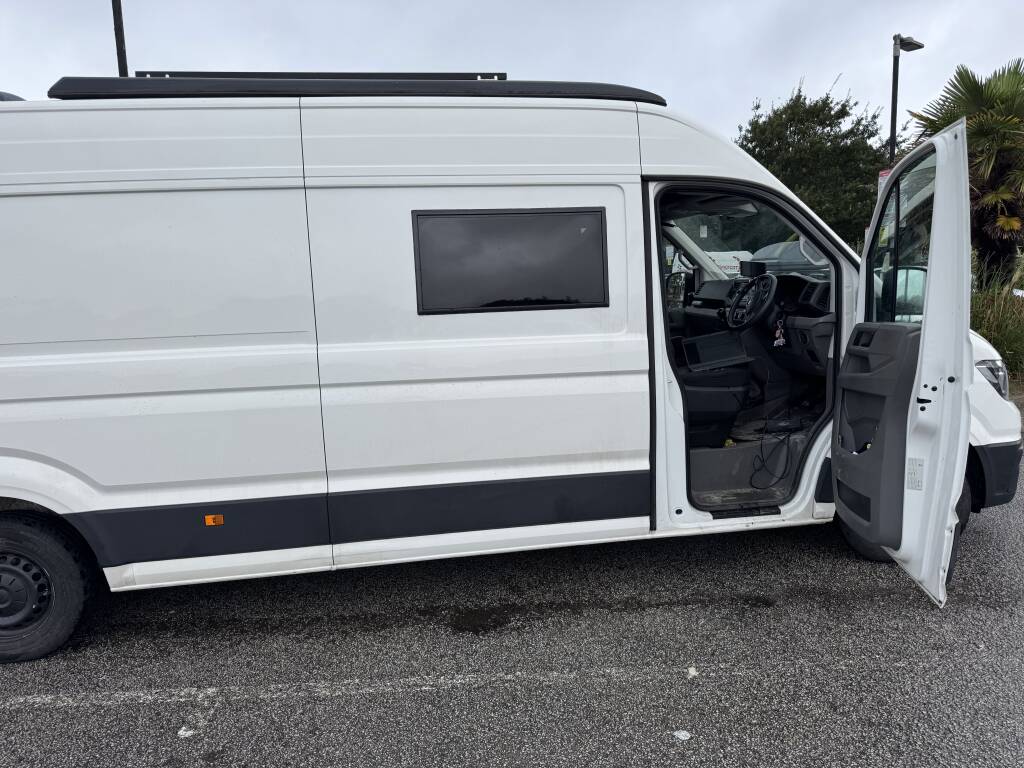 VW Crafter camper van driving in Cornwall after AdBlue fix and remap by Kernowsport