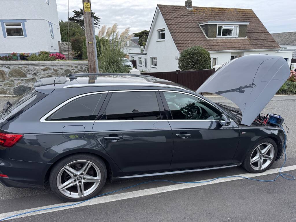 Audi A4 Avant in St Ives Cornwall after AdBlue delete by Kernowsport