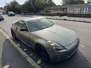 Nissan 350Z in Penzance Cornwall after ECU remap by Kernowsport