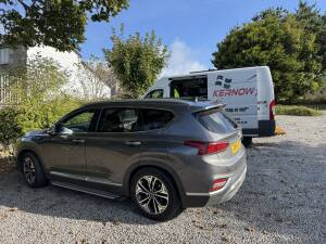 Kernowsport ECU bench-level AdBlue fix on Hyundai Santa Fe in Cornwall