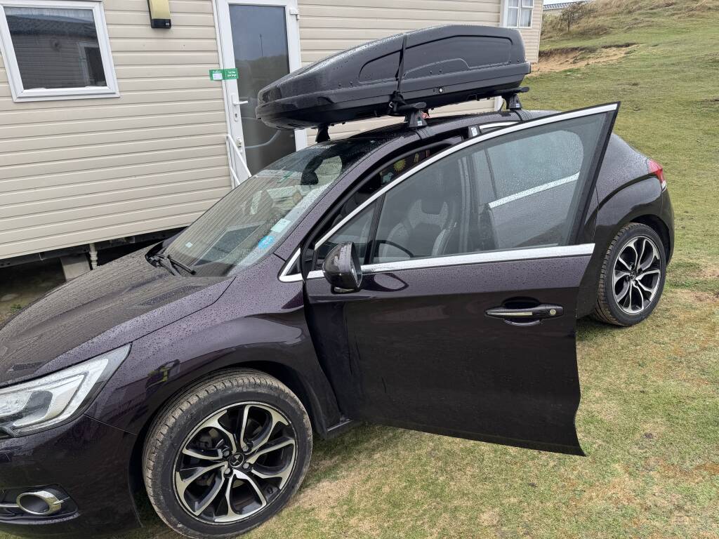 Kernowsport mobile ECU van working in heavy rain in Cornwall