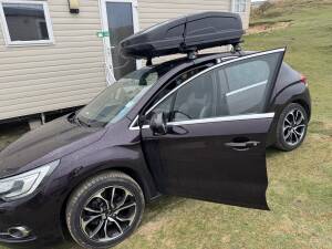 Kernowsport mobile ECU van working in heavy rain in Cornwall