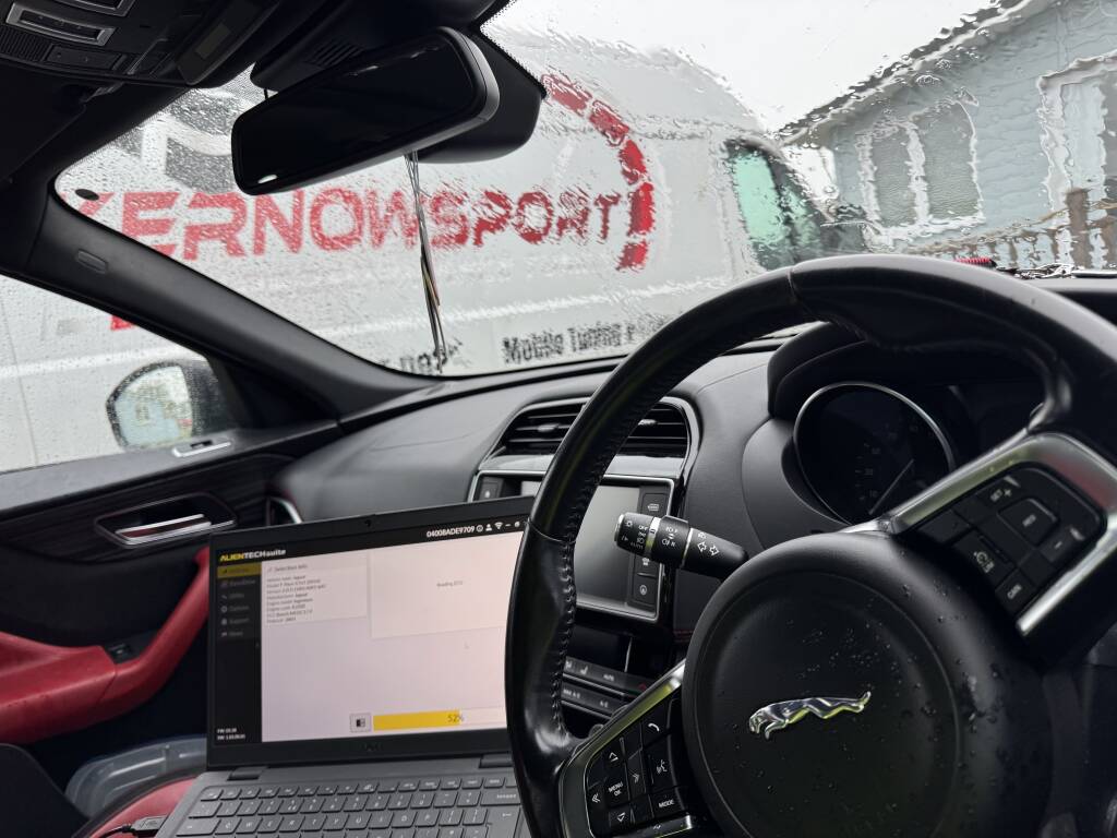 Jaguar F-Pace AdBlue fix at Atlantic Coast Holiday Park in Hayle Cornwall by Kernowsport