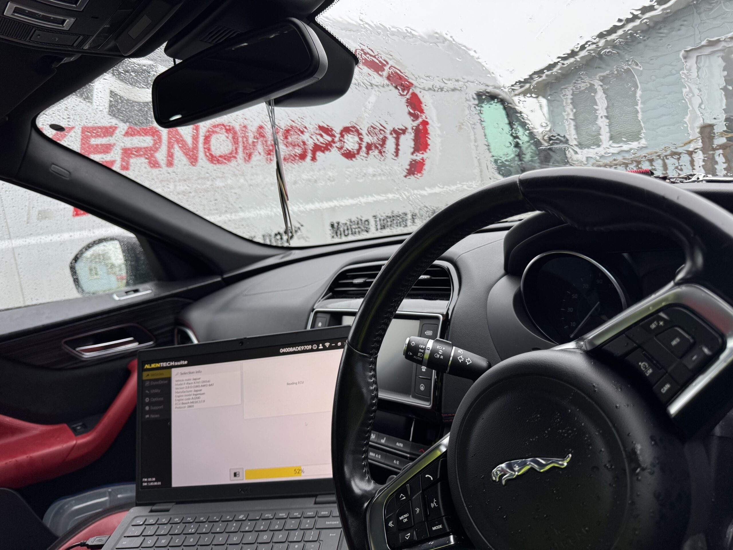 Jaguar F-Pace AdBlue fix at Atlantic Coast Holiday Park in Hayle Cornwall by Kernowsport