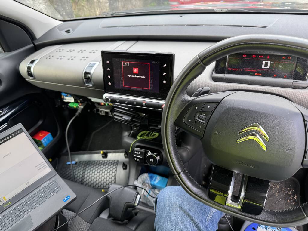 Kernowsport mobile ECU tuning van in St Blazey Cornwall for Citroën AdBlue fix