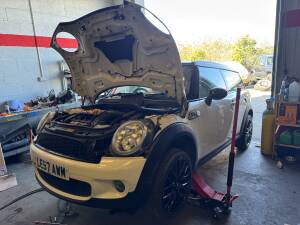 Mini Clubman Cooper S catalytic converter clean and remap at Kernowsport Pool Cornwall