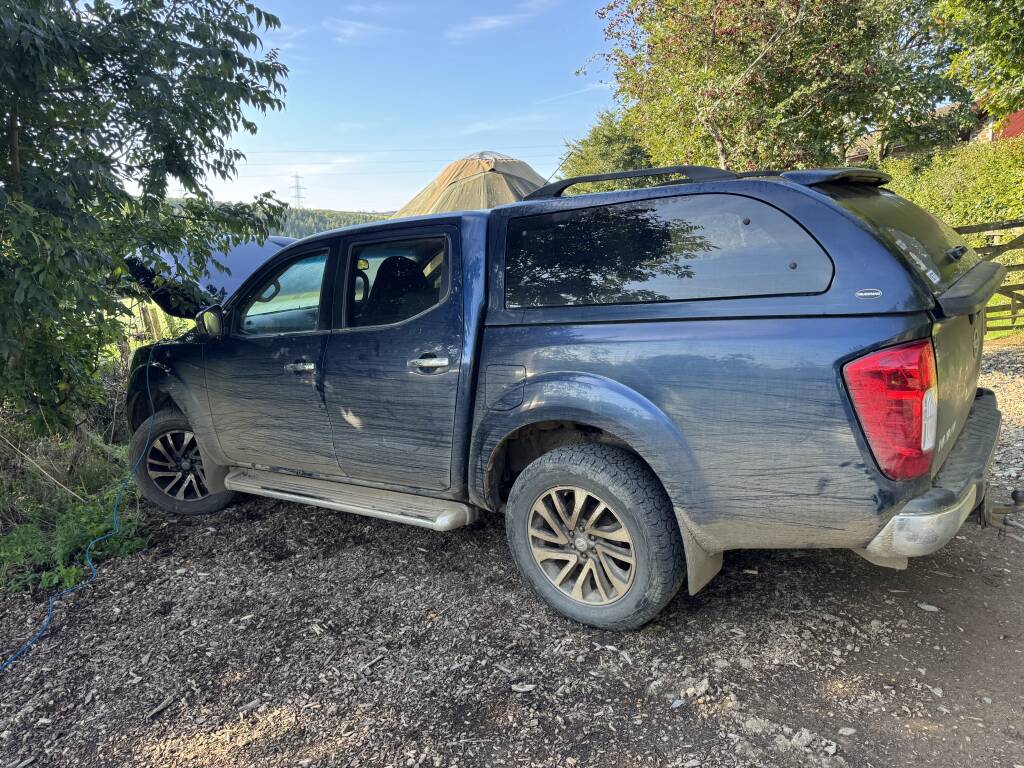 Nissan Navara AdBlue fix at campsite near Wadebridge Cornwall by Kernowsport
