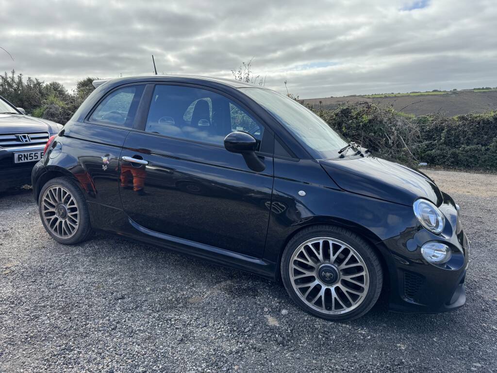 Fiat Abarth 595 tuned by Kernowsport in Porthtowan Cornwall