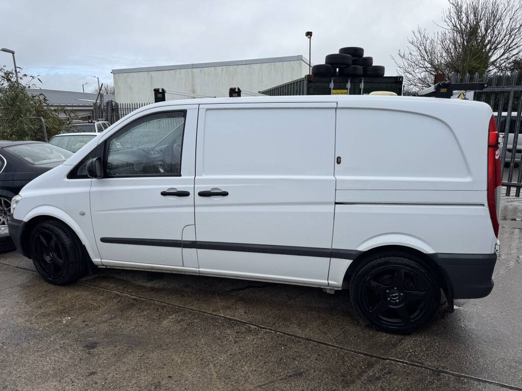 Mercedes Vito at Kernowsport workshop in Pool, Cornwall for DPF delete and performance remap.
