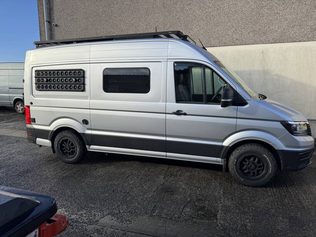 Stage 1 ECU remap in progress on VW Crafter at Kernowsport workshop.