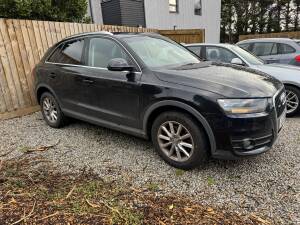 Black Audi Q3 diesel parked in Goonhavern during KernowSport mobile remap