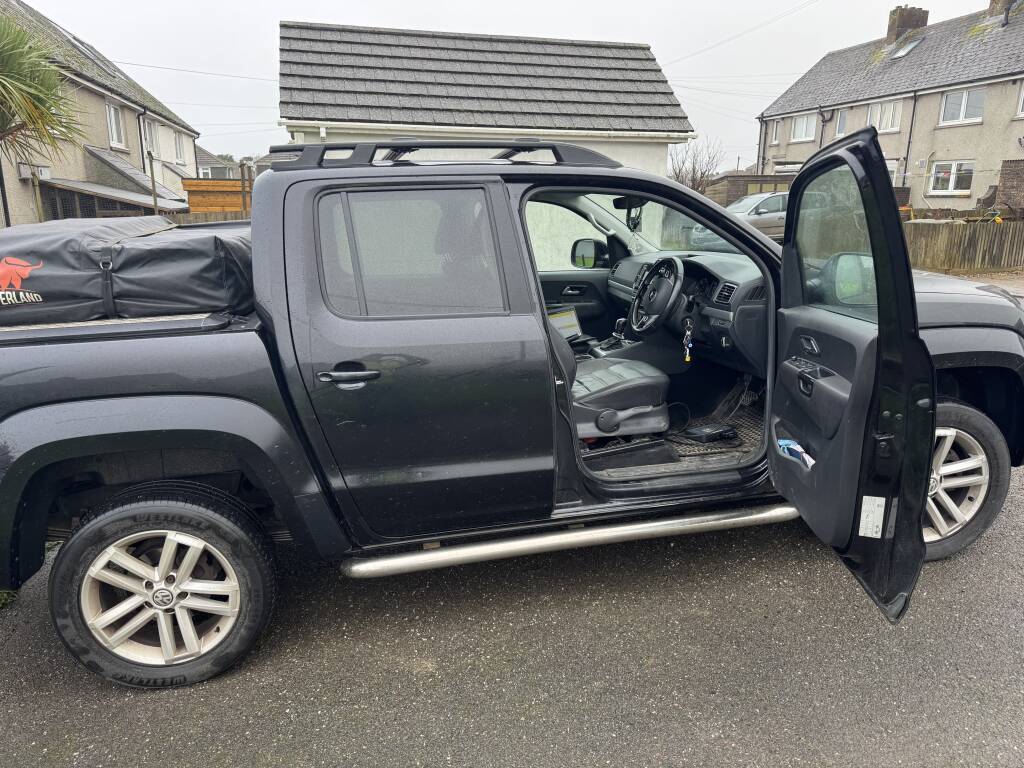 Volkswagen Amarok 3.0D parked in St Eval for AdBlue countdown repair.