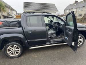 Volkswagen Amarok 3.0D parked in St Eval for AdBlue countdown repair.
