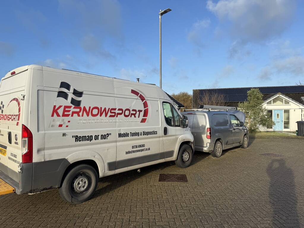 Vauxhall Combo Parked in Rock After Successful Adblue Fix by Kernowsport. - Kernowsport Performance Tuning Vauxhall Combo parked in Rock after successful AdBlue fix by KernowSport.