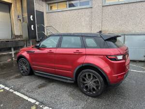 Range Rover Evoque 2.0D parked in Camborne for AdBlue and DPF delete by Kernowsport.