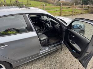 BMW 1 Series diesel parked in Lanner near Redruth before remap by Kernowsport.