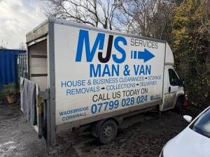 Citroën Relay Luton van in Wadebridge before remap and DPF software correction.