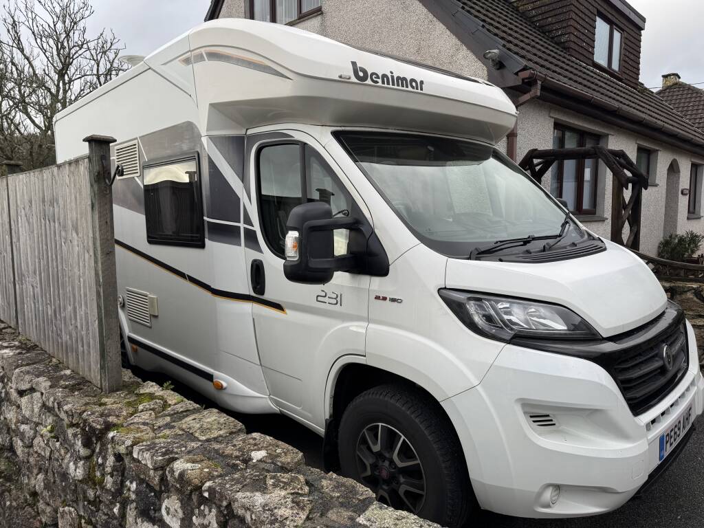 Fiat Ducato 2.3d Camper Parked in Penryn During Egr Repair and Remap by Kernowsport. - Kernowsport Performance Tuning Fiat Ducato 2.3D camper parked in Penryn during EGR repair and remap by Kernowsport.