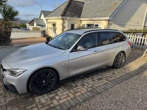 BMW 320d parked in hayle Cornwall ready for Stage 1 remap by Kernowsport.