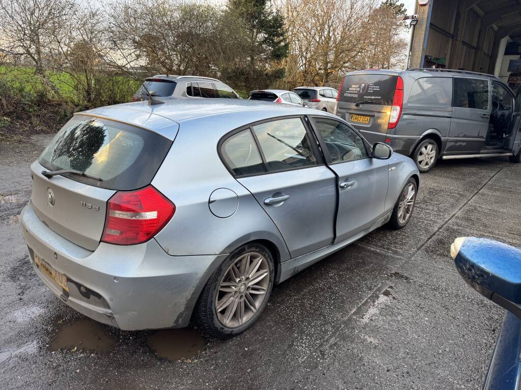 BMW 1 Series receiving stage one remap at Smiley Pistons in Troon.