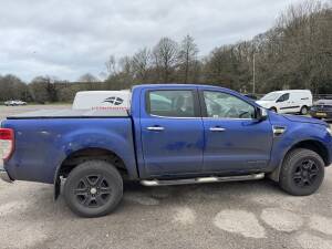 Ford Ranger 2.2TD in Helston with DPF software fault being resolved.