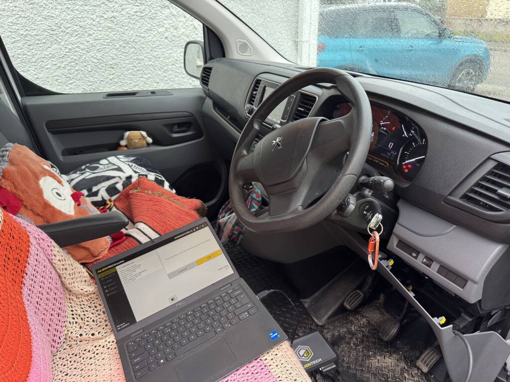 Kernowsport Performing Adblue Ecu Work on Peugeot Partner. - Kernowsport Performance Tuning Kernowsport performing AdBlue ECU work on Peugeot Partner.
