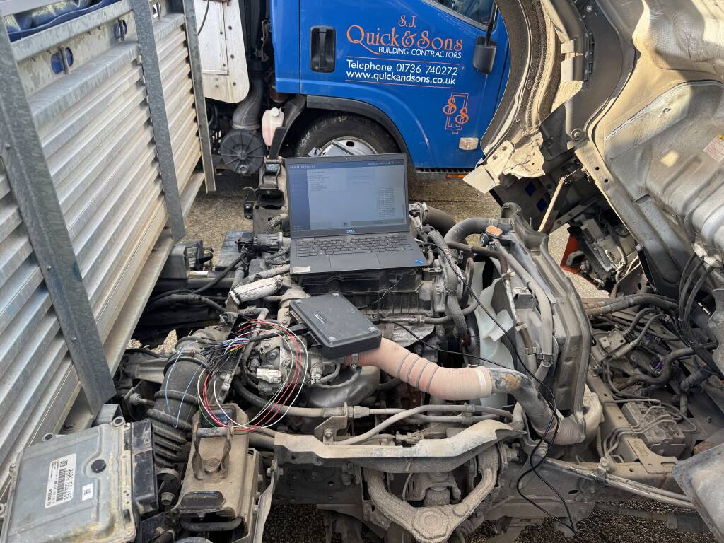 Adblue Acm Ecu Removal on Isuzu Grafter N35. - Kernowsport Performance Tuning AdBlue ACM ECU removal on Isuzu Grafter N35.