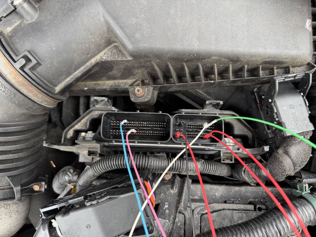Honda Accord ECU removed for bench read by Kernowsport.