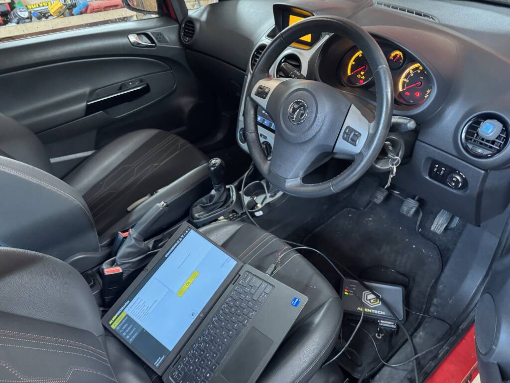 Vauxhall Corsa after DPF and EGR software delete.