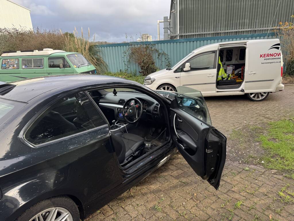 Kernowsport mobile tuning van set up for BMW remapping in Cornwall.