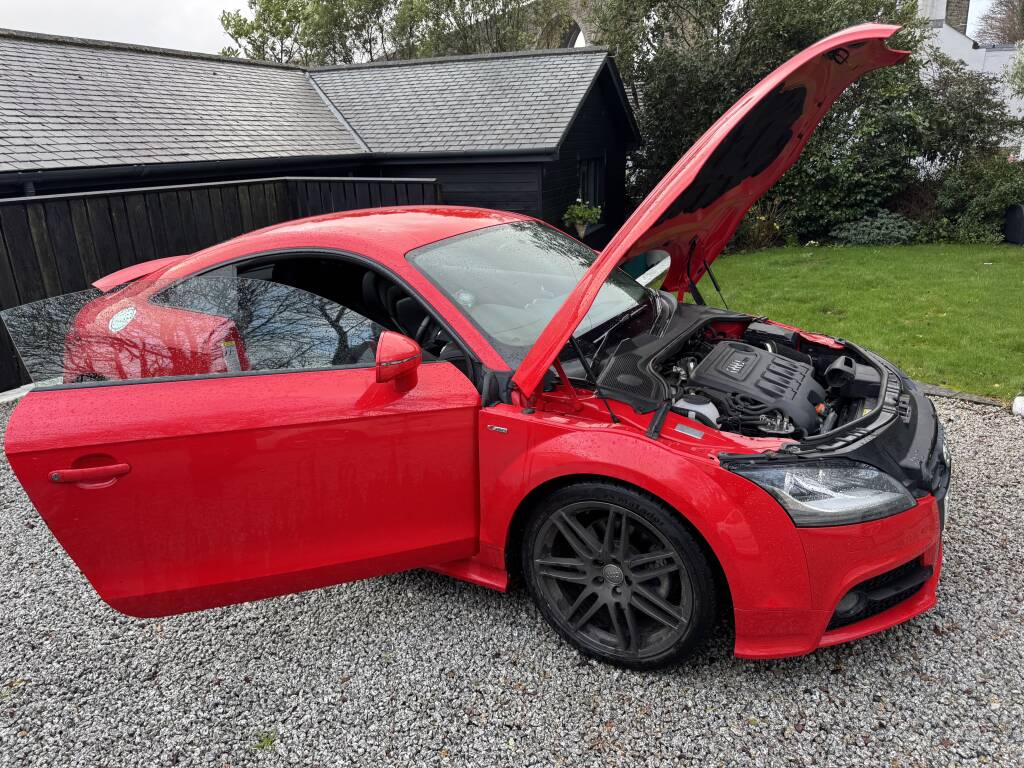 Audi TT 2.0 TDI after stage one performance remap in Cornwall.”